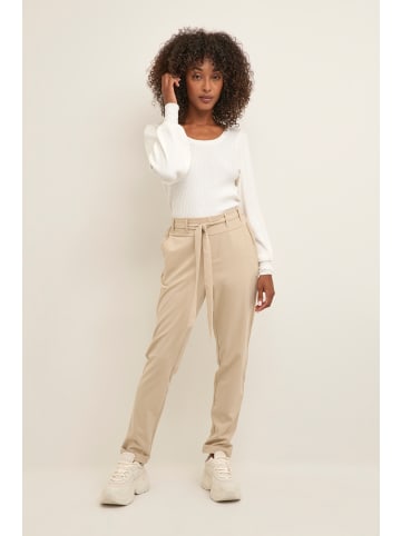 Kaffe KAdora Knit Pullover Slim fit in Chalk