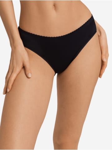 Hanro Minislip Satin Deluxe in Black