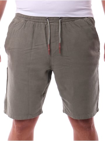 RESLAD Baumwollhose Freizeithose kurz in khaki