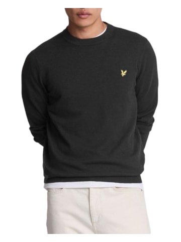 Lyle & Scott Strickpullover in Schwarz