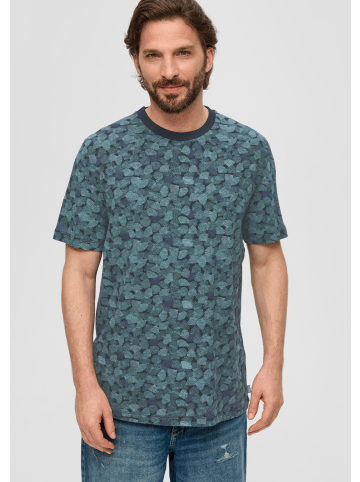 s.Oliver T-Shirt kurzarm in Petrol