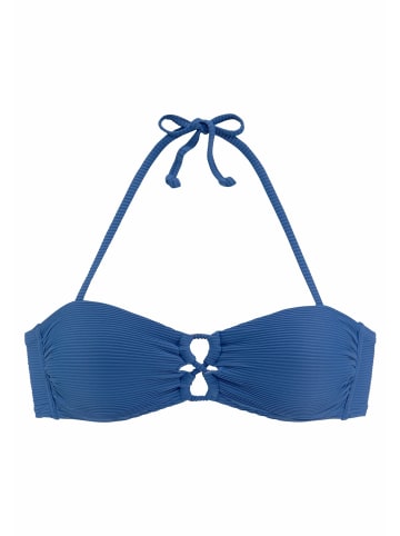 Sunseeker Bandeau-Bikini-Top in blau