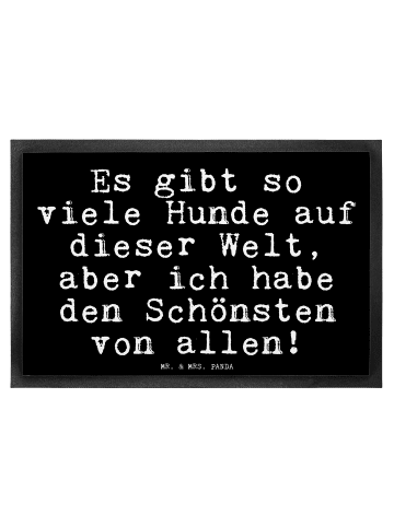 Mr. & Mrs. Panda Fußabtreter Es gibt so viele... mit Spruch in Schwarz
