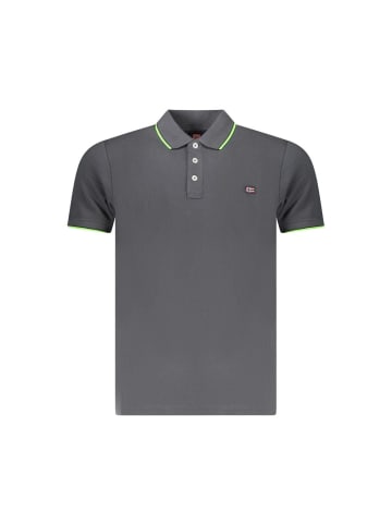 NORWAY 1963 Grau Herren Poloshirt Hemd aus Baumwolle
