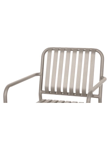 ebuy24 Stella Gartenstuhl stapelbar Grau 2er Set