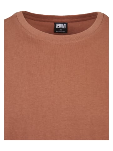 Urban Classics Urban Classics Herren Long Shaped Turnup Tee in terracotta