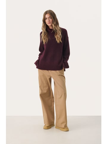 PART TWO Strickpullover LeahsPW Lockere Passform in Winetasting