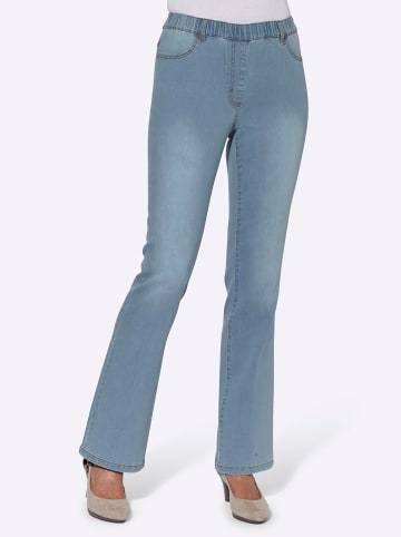 Sieh an! Bootcut-Jeans in blue-bleached