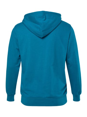 Men Plus Sweatjacke in rauchblau