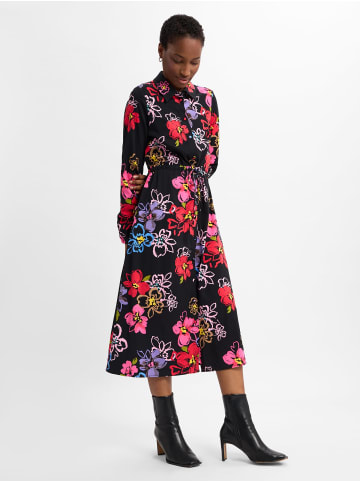 NÜMPH Kleid Nuhallie in schwarz rot - 0001