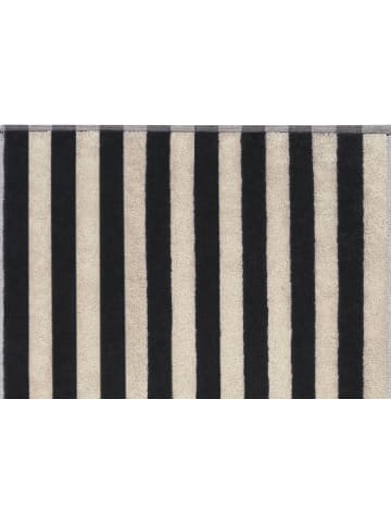 Cawö Cawö Handtücher Bold Streifen 6277 schwarz/beige - 93 in schwarz/beige - 93