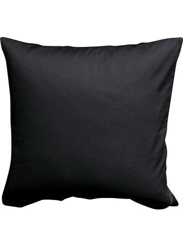 Erwin Müller Mako-Satin Kuschelkissenbezug Landshut in schwarz
