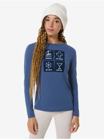 super.natural W SWISS LODGE LS in blau