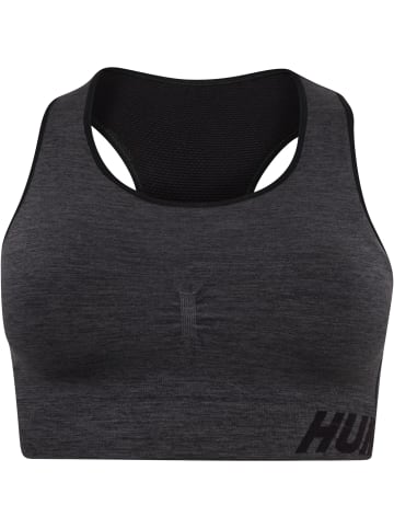 Hummel Hummel Bh Hmlte Multisport Damen Atmungsaktiv Schnelltrocknend Nahtlosen in BLACK MELANGE