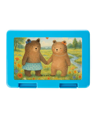 Mr. & Mrs. Panda Bentobox Bär Freundin Design ohne Spruch in Weiß