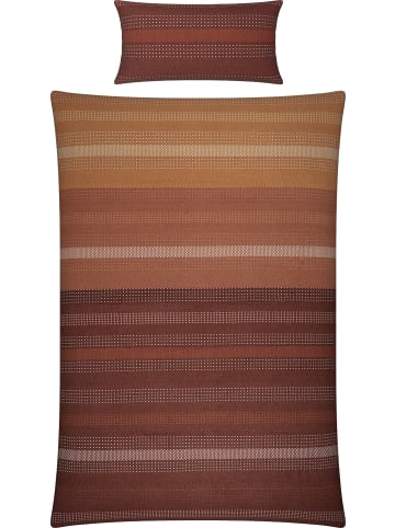 LOOKS by Wolfgang Joop Fein Flanell Bettwäsche in terracotta