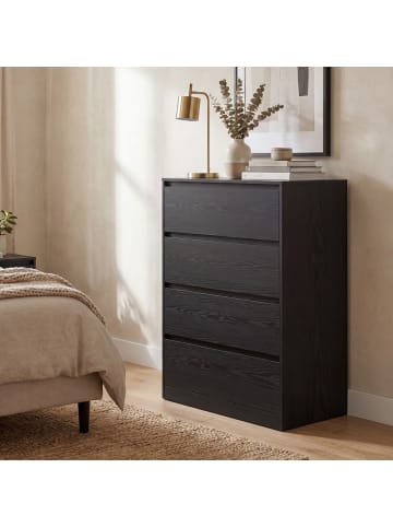 VASAGLE 4er-Set: Kommode Kailyn in Schwarz - (B)60 x (H)97.4 x (T)40 cm