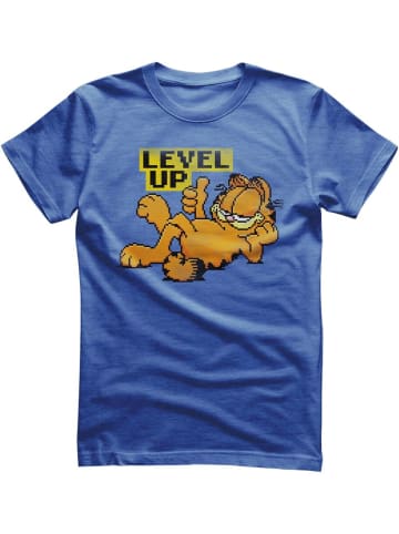 Garfield T-Shirt "Garfield Level Up T-Shirt" in Blau