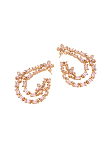 NAEMI Women Earrings in Rose Gold Violet