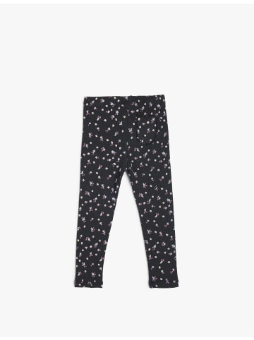 KOTON Leggings in Anthrazit Gemustert