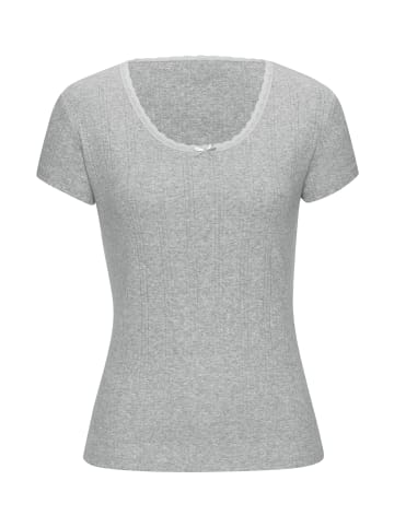 Vivance T-Shirt in grau meliert, creme
