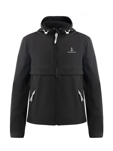 DreiMaster Maritim Softshelljacke in Schwarz