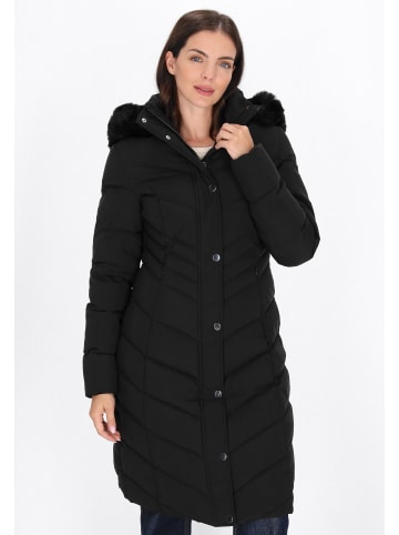 Usha Women Coat in black