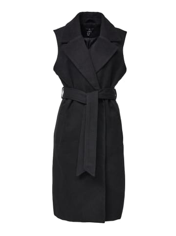 Threadbare Langweste THB Suhail belted formall Coat in Black