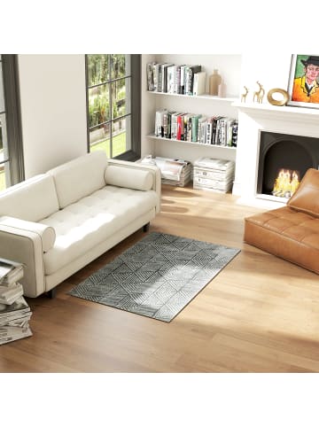 HOMCOM Teppich-150L x 80B x 1,5H cm-Dunkelgrau