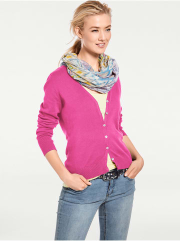 Heine Feinstrickjacke in pink