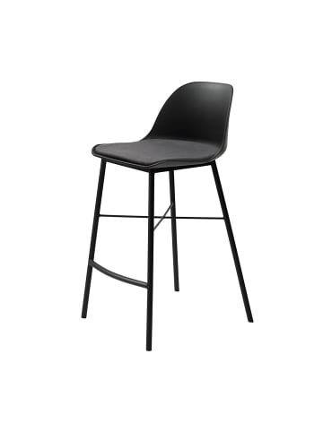 ebuy24 Barhocker Whistler Schwarz 48 x 53 cm