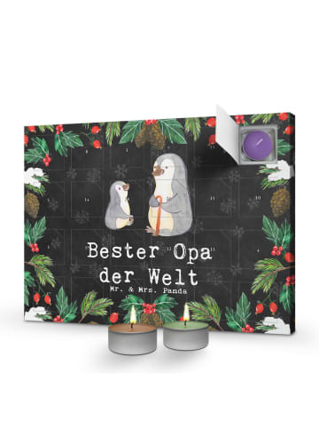 Mr. & Mrs. Panda Duftkerzen Adventskalender Pinguin Bester Opa d... in Kreidetafel