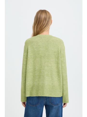 ICHI Strick-Cardigan langarm IHBALING Loose fit in IGUANA MELANGE