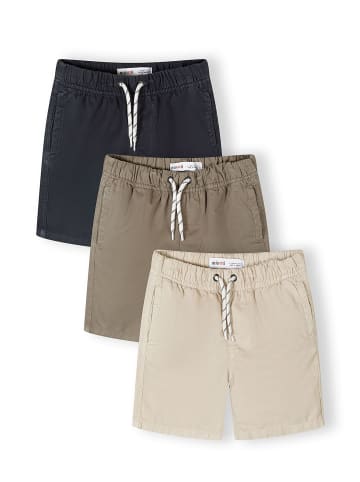 Minoti 3-er Pack Shorts 29SHORT257 in oliv