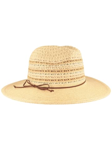 BREITER Strohhut in beige