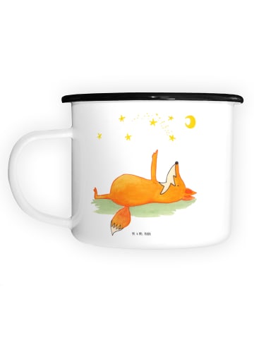 Mr. & Mrs. Panda Teetasse Fuchs Sterne ohne Spruch in Weiß