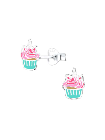 Alexander York Ohrstecker CUPCAKE in 925 Sterling Silber, 2-tlg. in pink