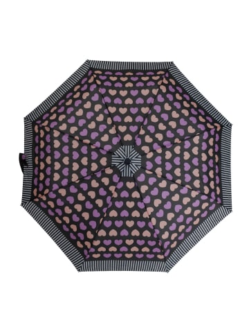 COFI 1453 Teleskop Taschenschirm mit Schutzhülle ø100 cm in Lila