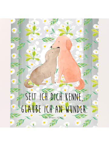 Mr. & Mrs. Panda Deko Laterne Hunde Liebe mit Spruch in Transparent