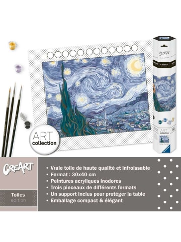 Ravensburger Ravensburger Malprodukte Leinwand Sternennacht (Van Gogh) in bunt