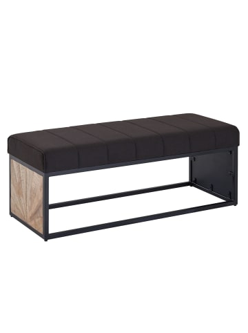 KADIMA DESIGN Sitzbank Stoff 105x40x40 cm Flur Polsterbank mit Metallgestell