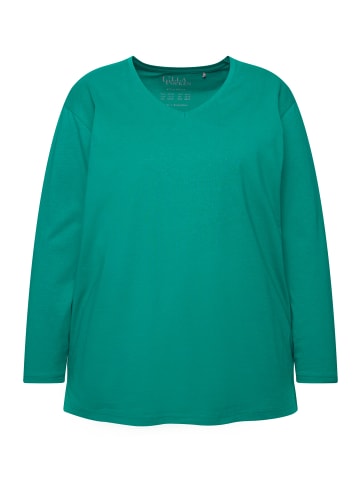 Ulla Popken Shirt in smaragd grün