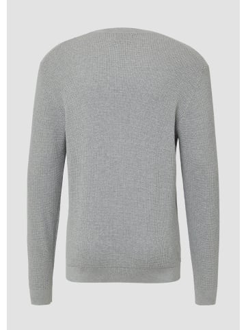 s.Oliver Strickpullover in 94W0_grau meliert