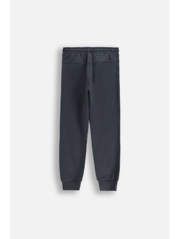 Coccodrillo Baumwoll-Jogginghose in schwarzgrau