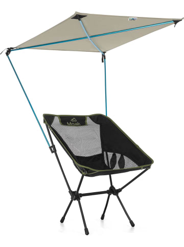 Normani Outdoor Sports Campingstuhl mit Sonnenschirm Moak in Oliv
