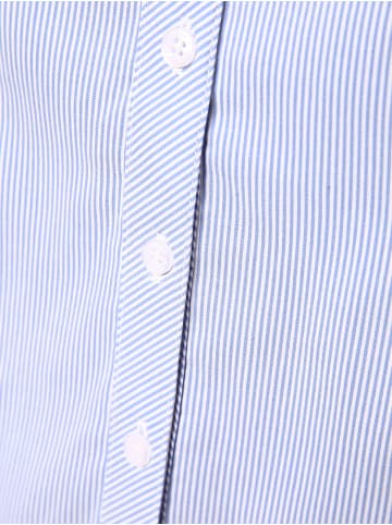 More & More Bluse in hellblau weiß