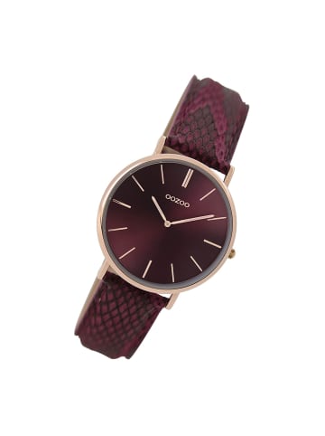 Oozoo Analog-Armbanduhr Oozoo Vintage Series lila mittel (ca. 36mm)