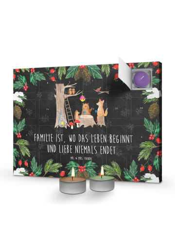Mr. & Mrs. Panda Duftkerzen Adventskalender Waldtiere Picknick m... in Kreidetafel