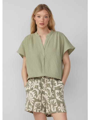 QS Bluse in 7297_helles olivgrün