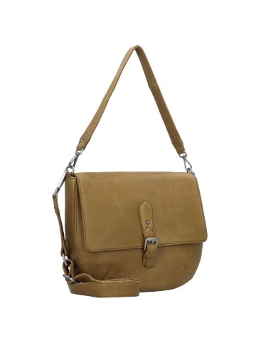 Cowboysbag Sagres Schultertasche Leder 30 cm in olive